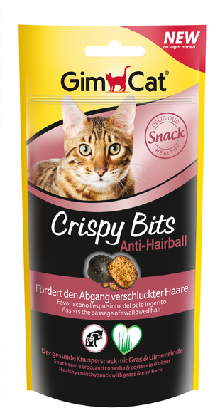 GimCat Crispy Bits Anti - Hairball, 40 g