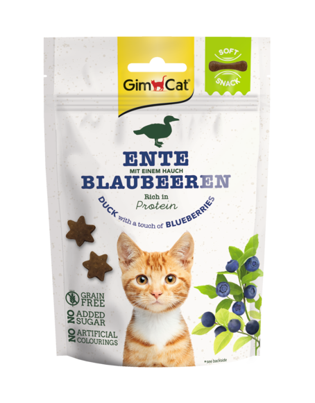 GimCat Soft Snacks Ente mit Blaubeeren 60 - g
