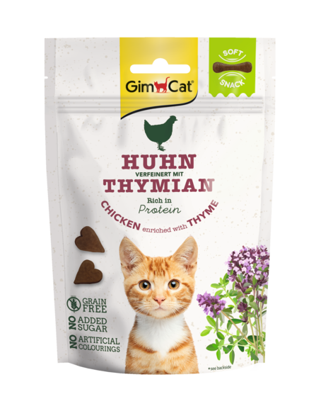 GimCat Soft Snacks Hühnchen mit Thymian 60 - g