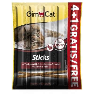 GimCat Sticks Truthahn & Hefe - 4+1
