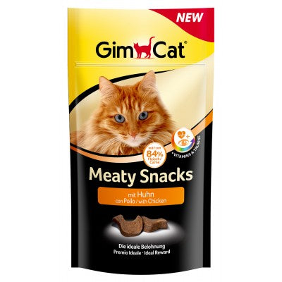 GimCat Meaty Snacks mit Huhn, 35 - g