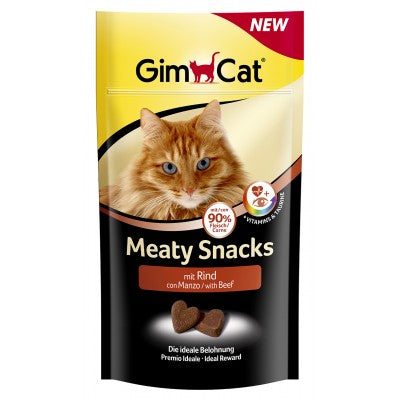 GimCat Meaty Snacks mit Rind, 35 - g