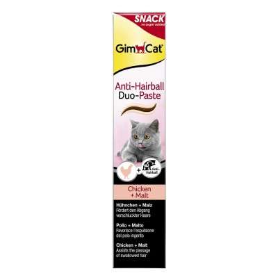 GimCat Anti-Hairball Duo - Paste Huhn + Malz 50g