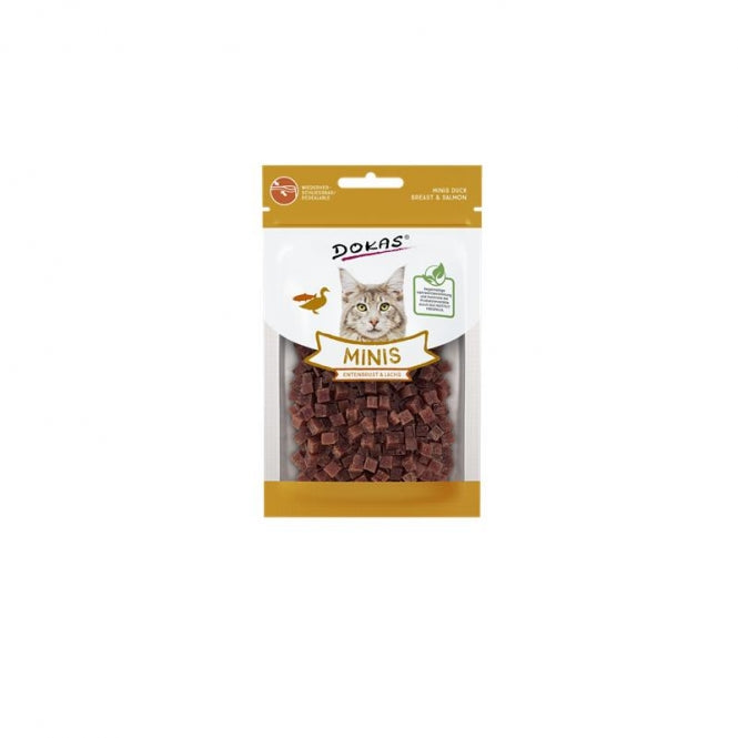 Dokas Cat Snack Minis Entenbrust & Lachs - 30g