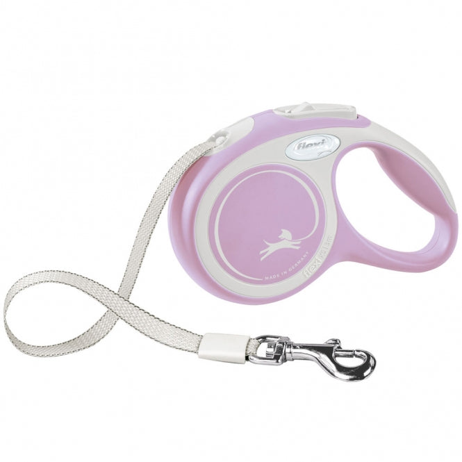 FLEXI Rollleine New COMFORT Gurt - 3m, bis 12kg