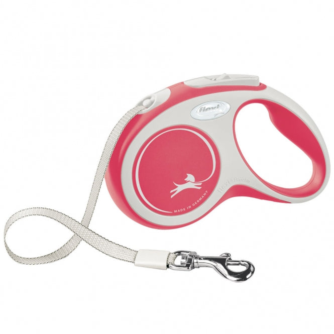 FLEXI Rollleine New COMFORT Gurt - 5m, bis 15kg