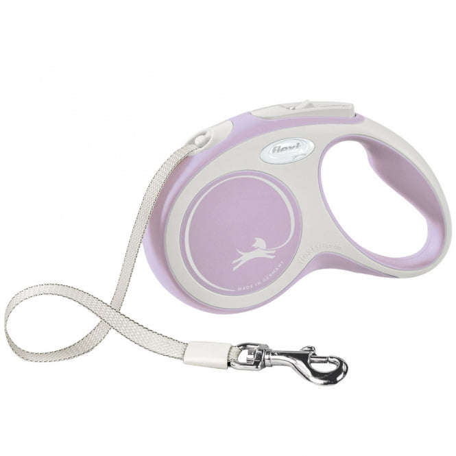 FLEXI Rollleine New COMFORT Gurt - 5m, bis 15kg