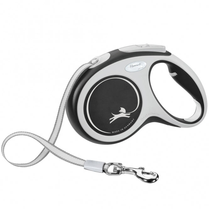FLEXI Rollleine New COMFORT Gurt - 5m, bis 25kg